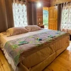 A lodge bedroom at La Florida, Colombia