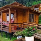 Exterior view of a cabin at La Florida, Colombia