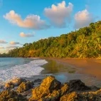 Beach in Corcovado National Park, Costa Rica