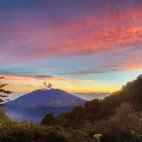 Sunset over Turrialba Volcano, Costa Rica