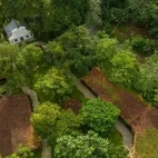 Aerial of Villa Lapas in Costa Rica