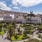 Quito's historical centre in Ecuador