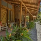 Terrace at Esquinas Rainforest Lodge in Costa Rica