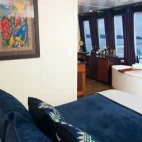 The luxury commodore suite on Safari Voyager.