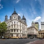 Cathedral near Plaza de Mayo in Buenos Aires, Argentina
