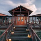 Entrance to Boutique Hotel La Cantera in El Calafate, Argentina