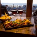 Dinner and wine with a view at Boutique Hotel La Cantera in El Calafate, Argentina