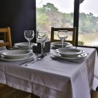 Restaurant at Jaguar Retreat in the Pantanal, Brazil