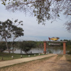 Cuiaba River near Hotel Pantanal Norte in Brazil