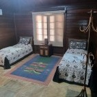 Twin room at Port of the Capybara Lodge in Brazil