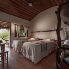 Bedroom at Pousada Araras Eco Lodge in Brazil.