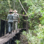 Walkway at Pousada Araras Eco Lodge in Brazil.