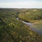 Aerial landscape from Chile.