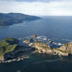 Panorama of Metalqui in Chile.