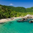 Beach in Tayrona National Park, Colombia