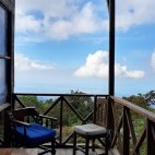 Balcony at El Dorado Lodge, Colombia