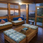 Lounge at El Dorado Lodge, Colombia