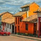 La Candelaria neighbourhood in downtown Bogotá, Colombia
