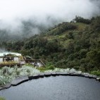 View from Hotel Termales Del Ruiz in Colombia