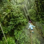 Hanging bridges in Costa Rica