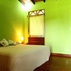 Double bedroom at La Ensenada Lodge in Costa Rica.