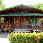 Exterior of La Ensenada Lodge in Costa Rica.