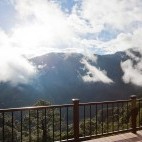 Deck at Savegre Hotel in Costa Rica