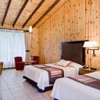 Standard junior suite bedroom at Savegre Hotel in Costa Rica