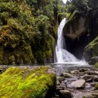 Waterfall by Savegre River in San Gerardo de Dota, Costa Rica