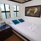 Double cabin on board Analí in the Galapagos Islands