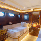 Cabin 103 on board Aqua Mare liveaboard in the Galapagos Islands.