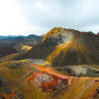 Sierra Negra volcano in Isabela, the Galapagos Islands