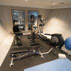 Gym on board Origin boat in the Galapagos