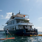 Kayaking and paddleboarding from the Origin vessel in the Galapagos