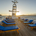 Sun deck on board MY Passion in the Galapagos Islands