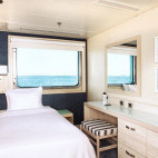 Cabin on board Santa Cruz II in the Galapagos Islands