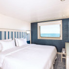 Double cabin on board Santa Cruz II in the Galapagos Islands