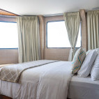 Panoramic luxury stateroom on board MY Kontiki Wayra in Costa Rica