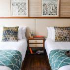 Verandah twin stateroom on board MY Kontiki Wayra in Costa Rica