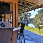 The bar area at Plantation Resort, Florida.