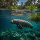 Manatee in Florida, USA