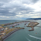 Aerial of Homer, Alaska