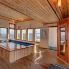 Fitness centre at Land's End Resort in Homer, Alaska