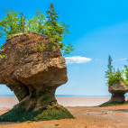 Hopewell Rock formation in the Bay of Fundy, Canada