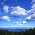 Scenery in the Bay of Fundy, Canada
