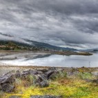 Coastal view of Haida Gwaii, Canada