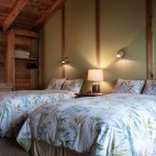 Guest room at Farewell Harbour Lodge in British Columbia