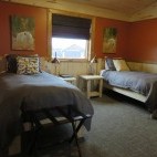 Twin bedroom at Nanuk Polar Bear Lodge in Canada.