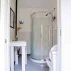 Bathroom at Grizzly Camp in Canada.