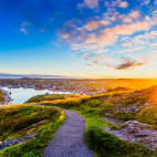 St John's from Signal Hill in Newfoundland, Canada